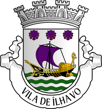 Brasão do Município de Ílhavo - Ílhavo municipal coat-of-arms Brasão do Município de Ílhavo - Ílhavo municipal coat-of-arms