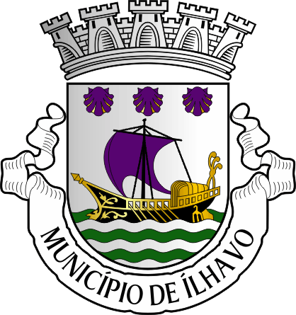 Brasão do Município de Ílhavo - Ílhavo municipal coat-of-arms Brasão do Município de Ílhavo - Ílhavo municipal coat-of-arms