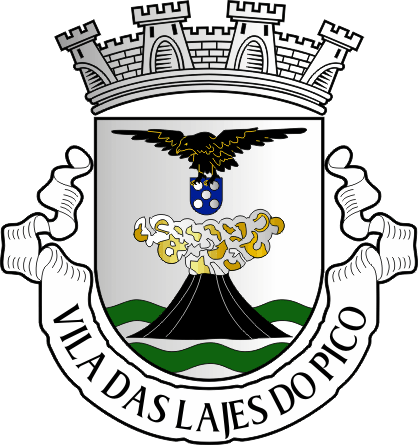 Brasão do Município das Lajes do Pico - Lajes do Pico municipal coat-of-arms Brasão do Município das Lajes do Pico - Lajes do Pico municipal coat-of-arms