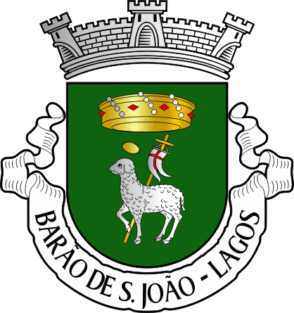 Brasão da antiga freguesia de Barão de São João - Barão de São João former civil parish, coat-of-arms Brasão da antiga freguesia de Barão de São João - Barão de São João former civil parish, coat-of-arms