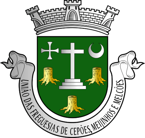 Brasão da Freguesia de Cepões, Meijinhos e Melcões - Cepões, Meijinhos and Melcões civil parish, coat-of-arms Brasão da Freguesia de Cepões, Meijinhos e Melcões - Cepões, Meijinhos and Melcões civil parish, coat-of-arms
