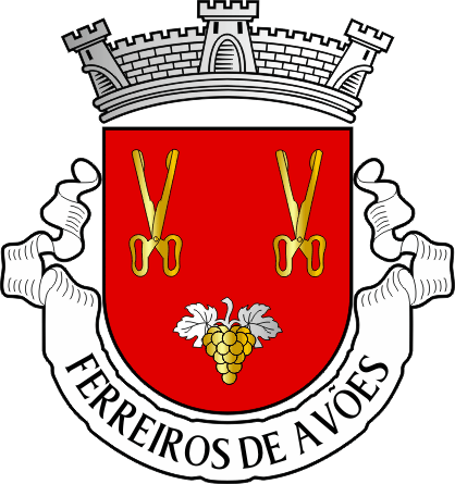 Brasão da freguesia de Ferreiros de Avões - Ferreiros de Avões civil parish, coat-of-arms Brasão da freguesia de Ferreiros de Avões - Ferreiros de Avões civil parish, coat-of-arms