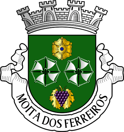 Brasão da freguesia de Moita dos Ferreiros - Moita dos Ferreiros civil parish, coat-of-arms Brasão da freguesia de Moita dos Ferreiros - Moita dos Ferreiros civil parish, coat-of-arms