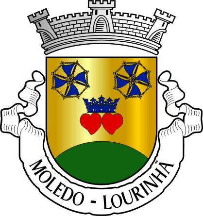 Brasão da antiga freguesia de Moledo - Moledo former civil parish, coat-of-arms Brasão da antiga freguesia de Moledo - Moledo former civil parish, coat-of-arms