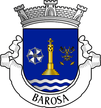 Brasão da antiga freguesia de Barosa - Barosa former civil parish, coat-of-arms Brasão da antiga freguesia de Barosa - Barosa former civil parish, coat-of-arms