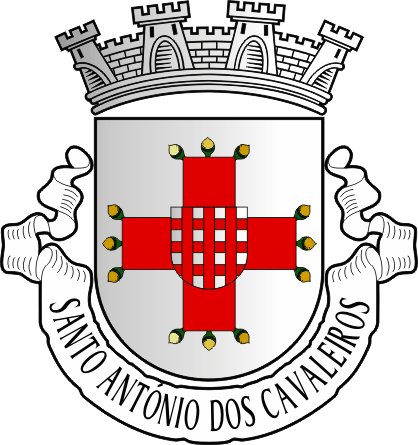 Brasão da antiga freguesia de Santo António dos Cavaleiros - Santo António dos Cavaleiros former civil parish, coat-of-arms Brasão da antiga freguesia de Santo António dos Cavaleiros - Santo António dos Cavaleiros former civil parish, coat-of-arms