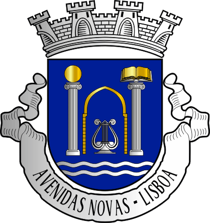 Brasão da Freguesia das Avenidas Novas - Avenidas Novas civil parish, coat-of-arms Brasão da Freguesia das Avenidas Novas - Avenidas Novas civil parish, coat-of-arms