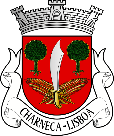 Brasão da antiga freguesia de Charneca - Charneca former civil parish, coat-of-arms Brasão da antiga freguesia de Charneca - Charneca former civil parish, coat-of-arms