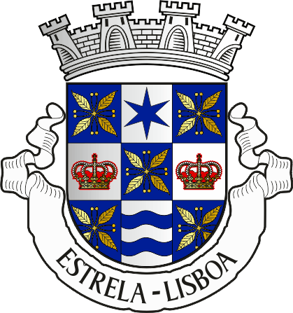 Brasão da Freguesia de Estrela - Estrela civil parish coat-of-arms Brasão da Freguesia de Estrela - Estrela civil parish coat-of-arms