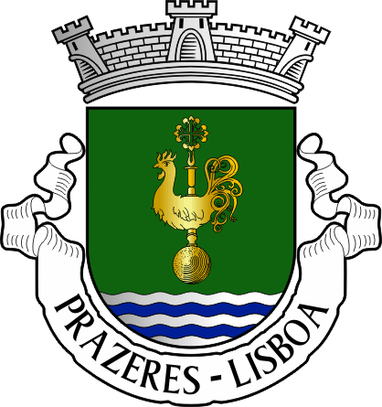 Brasão da antiga freguesia de Prazeres - Prazeres former civil parish, coat-of-arms Brasão da antiga freguesia de Prazeres - Prazeres former civil parish, coat-of-arms