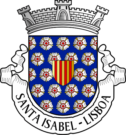 Brasão da antiga freguesia de Santa Isabel - Santa Isabel former civil parish, coat-of-arms Brasão da antiga freguesia de Santa Isabel - Santa Isabel former civil parish, coat-of-arms