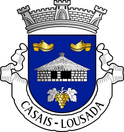 Brasão da antiga freguesia de Casais - Casais former civil parish, coat-of-arms Brasão da antiga freguesia de Casais - Casais former civil parish, coat-of-arms