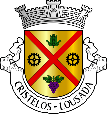 Brasão da antiga freguesia de Cristelos - Cristelos former civil parish, coat-of-arms Brasão da antiga freguesia de Cristelos - Cristelos former civil parish, coat-of-arms