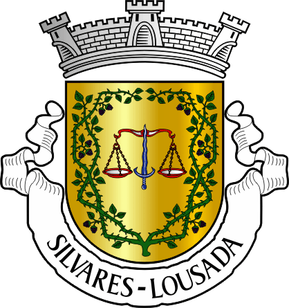 Brasão da antiga freguesia de Silvares - Silvares former civil parish, coat-of-arms Brasão da antiga freguesia de Silvares - Silvares former civil parish, coat-of-arms