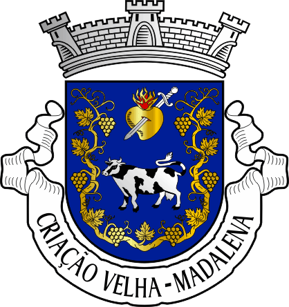 Brasão da freguesia de Criação Velha - Criação Velha civil parish, coat-of-arms Brasão da freguesia de Criação Velha - Criação Velha civil parish, coat-of-arms