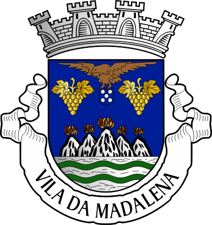 Brasão do Município da Madalena - Madalena municipal coat-of-arms Brasão do Município da Madalena - Madalena municipal coat-of-arms