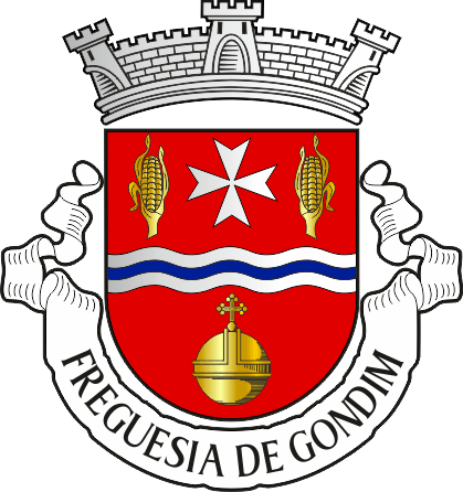 Brasão da antiga freguesia de Gondim - Gondim former civil parish, coat-of-arms Brasão da antiga freguesia de Gondim - Gondim former civil parish, coat-of-arms