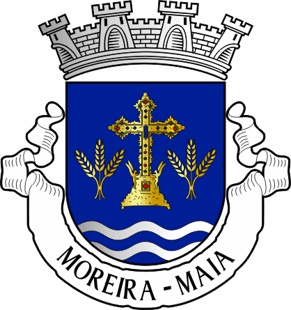 Brasão da freguesia de Moreira - Moreira civil parish, coat-of-arms Brasão da freguesia de Moreira - Moreira civil parish, coat-of-arms