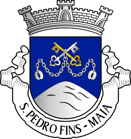 Brasão da freguesia de São Pedro Fins - São Pedro Fins civil parish, coat-of-arms Brasão da freguesia de São Pedro Fins - São Pedro Fins civil parish, coat-of-arms