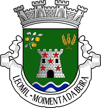 Brasão da freguesia de Leomil - Leomil civil parish, coat-of-arms Brasão da freguesia de Leomil - Leomil civil parish, coat-of-arms