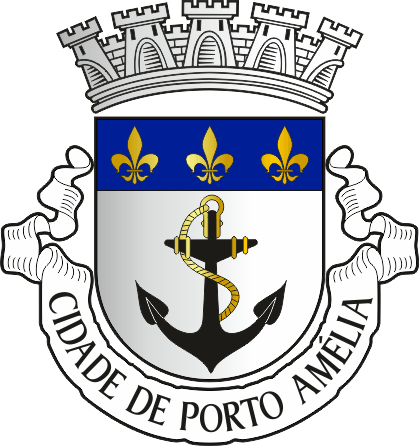 Brasão do Concelho de Porto Amélia - Porto Amélia municipal coat-of-arms Brasão do Concelho de Porto Amélia - Porto Amélia municipal coat-of-arms
