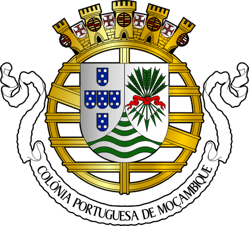 Brasão da colónia de Moçambique - Mozambique colony coat-of-arms Brasão da colónia de Moçambique - Mozambique colony coat-of-arms
