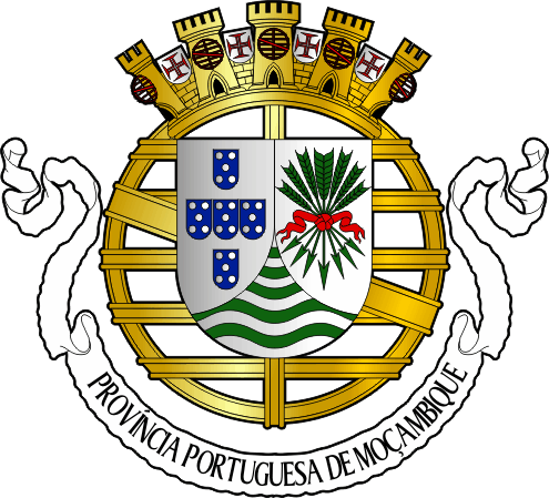 Brasão da província ultramarina de Moçambique - Mozambique overseas province coat-of-arms Brasão da província ultramarina de Moçambique - Mozambique overseas province coat-of-arms