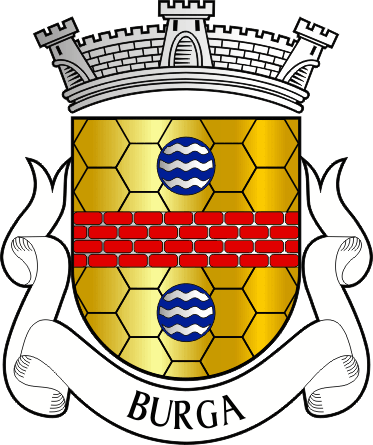 Brasão da antiga freguesia de Burga - Burga former civil parish, coat-of-arms Brasão da antiga freguesia de Burga - Burga former civil parish, coat-of-arms