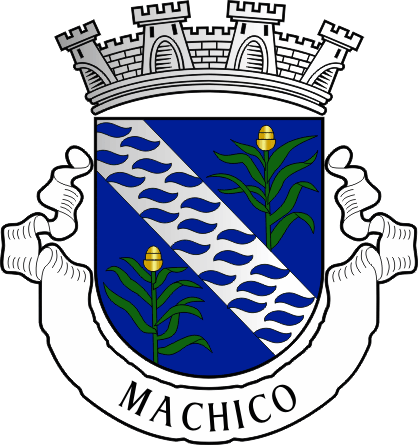 Brasão do Município de Machico - Machico municipal coat-of-arms Brasão do Município de Machico - Machico municipal coat-of-arms