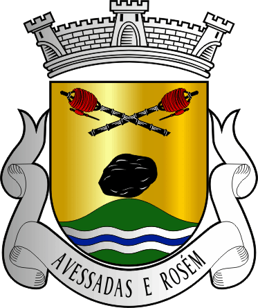 Brasão da Freguesia de Avessadas e Rosém - Avessadas and Rosém civil parish, coat-of-arms Brasão da Freguesia de Avessadas e Rosém - Avessadas and Rosém civil parish, coat-of-arms