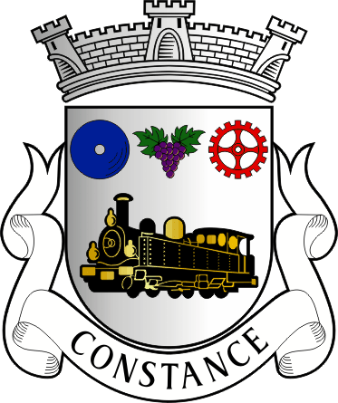 Brasão da freguesia de Constance - Constance civil parish, coat-of-arms Brasão da freguesia de Constance - Constance civil parish, coat-of-arms