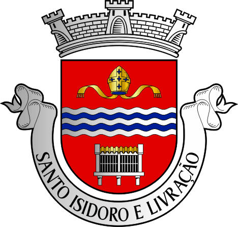 Brasão da Freguesia de Santo Isidoro e Livração - Santo Isidoro and Livração civil parish, coat-of-arms Brasão da Freguesia de Santo Isidoro e Livração - Santo Isidoro and Livração civil parish, coat-of-arms