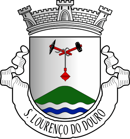 Brasão da antiga freguesia de São Lourenço do Douro - São Lourenço do Douro former civil parish, coat-of-arms Brasão da antiga freguesia de São Lourenço do Douro - São Lourenço do Douro former civil parish, coat-of-arms
