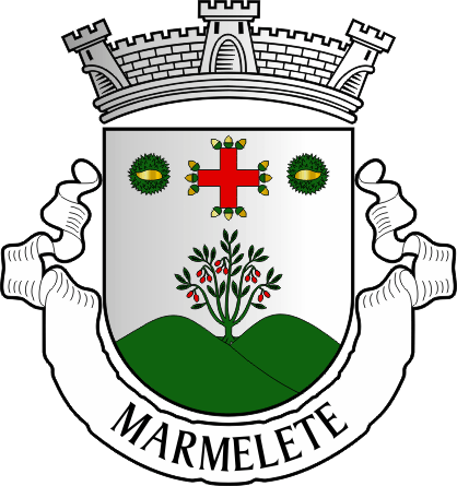Brasão da freguesia de Marmelete - Marmelete civil parish, coat-of-arms Brasão da freguesia de Marmelete - Marmelete civil parish, coat-of-arms