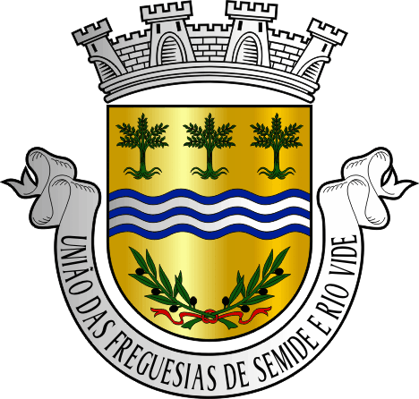 Brasão da União das freguesias de Semide e Rio Vide - Semide and Rio Vide civil parishes union coat-of-arms Brasão da União das freguesias de Semide e Rio Vide - Semide and Rio Vide civil parishes union coat-of-arms