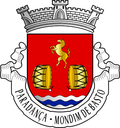Brasão da antiga freguesia de Paradança - Paradança former civil parish, coat-of-arms Brasão da antiga freguesia de Paradança - Paradança former civil parish, coat-of-arms