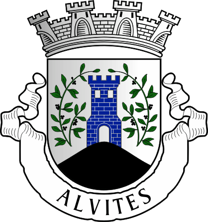 Brasão da freguesia de Alvites - Alvites civil parish, coat-of-arms Brasão da freguesia de Alvites - Alvites civil parish, coat-of-arms