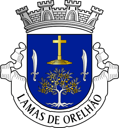 Brasão da freguesia de Lamas de Orelhão - Lamas de Orelhão civil parish, coat-of-arms