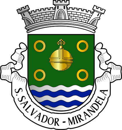 Brasão da freguesia de São Salvador - São Salvador civil parish, coat-of-arms