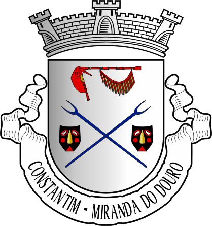 Brasão da antiga freguesia de Constantim - Constantim former civil parish, coat-of-arms Brasão da antiga freguesia de Constantim - Constantim former civil parish, coat-of-arms