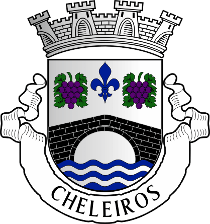 Brasão da antiga freguesia de Cheleiros - Cheleiros former civil parish, coat-of-arms Brasão da antiga freguesia de Cheleiros - Cheleiros former civil parish, coat-of-arms