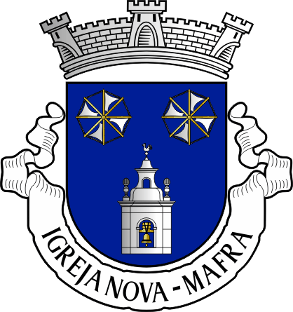 Brasão da antiga freguesia de Igreja Nova - Igreja Nova former civil parish, coat-of-arms Brasão da antiga freguesia de Igreja Nova - Igreja Nova former civil parish, coat-of-arms