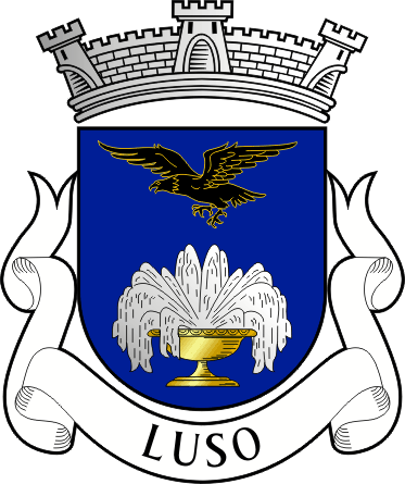 Brasão da freguesia de Luso - Luso civil parish, coat-of-arms Brasão da freguesia de Luso - Luso civil parish, coat-of-arms