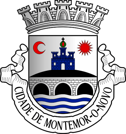 Brasão do município de Montemor-o-Novo - Montemor-o-Novo municipal coat-of-arms Brasão do município de Montemor-o-Novo - Montemor-o-Novo municipal coat-of-arms