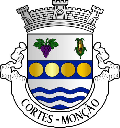 Brasão da antiga freguesia de Cortes - Cortes former civil parish, coat-of-arms Brasão da antiga freguesia de Cortes - Cortes former civil parish, coat-of-arms