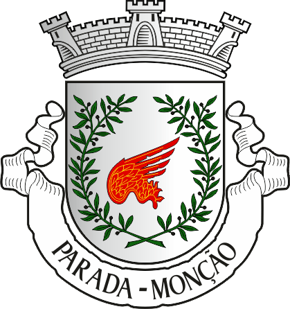 Brasão da antiga freguesia de Parada - Parada former civil parish, coat-of-arms Brasão da antiga freguesia de Parada - Parada former civil parish, coat-of-arms