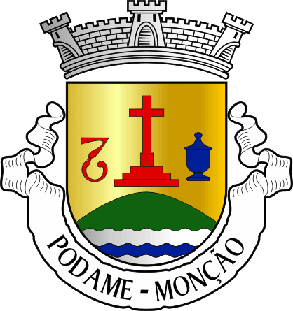 Brasão da freguesia de Podame - Podame civil parish, coat-of-arms