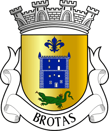 Brasão da freguesia de Brotas - Brotas civil parish, coat-of-arms Brasão da freguesia de Brotas - Brotas civil parish, coat-of-arms