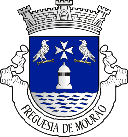 Brasão da freguesia de Mourão - Mourão civil parish, coat-of-arms Brasão da freguesia de Mourão - Mourão civil parish, coat-of-arms