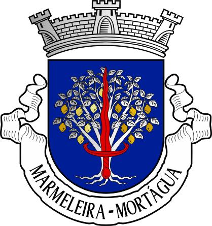 Brasão da freguesia de Marmeleira - Marmeleira civil parish, coat-of-arms Brasão da freguesia de Marmeleira - Marmeleira civil parish, coat-of-arms